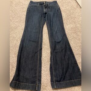 White House black market trouser leg jeans
